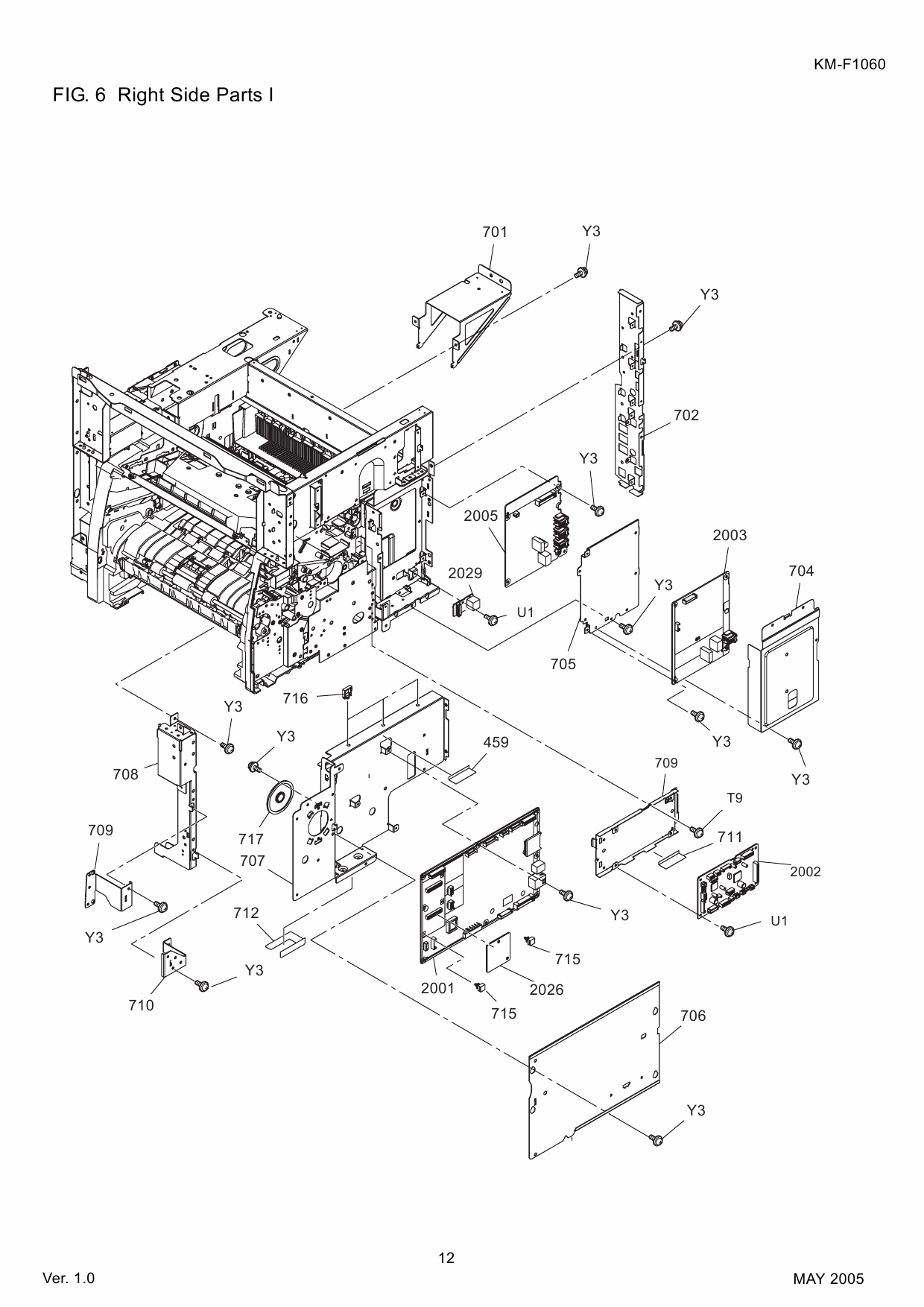 KYOCERA MFP KM-F1060 Parts and Service Manual-6